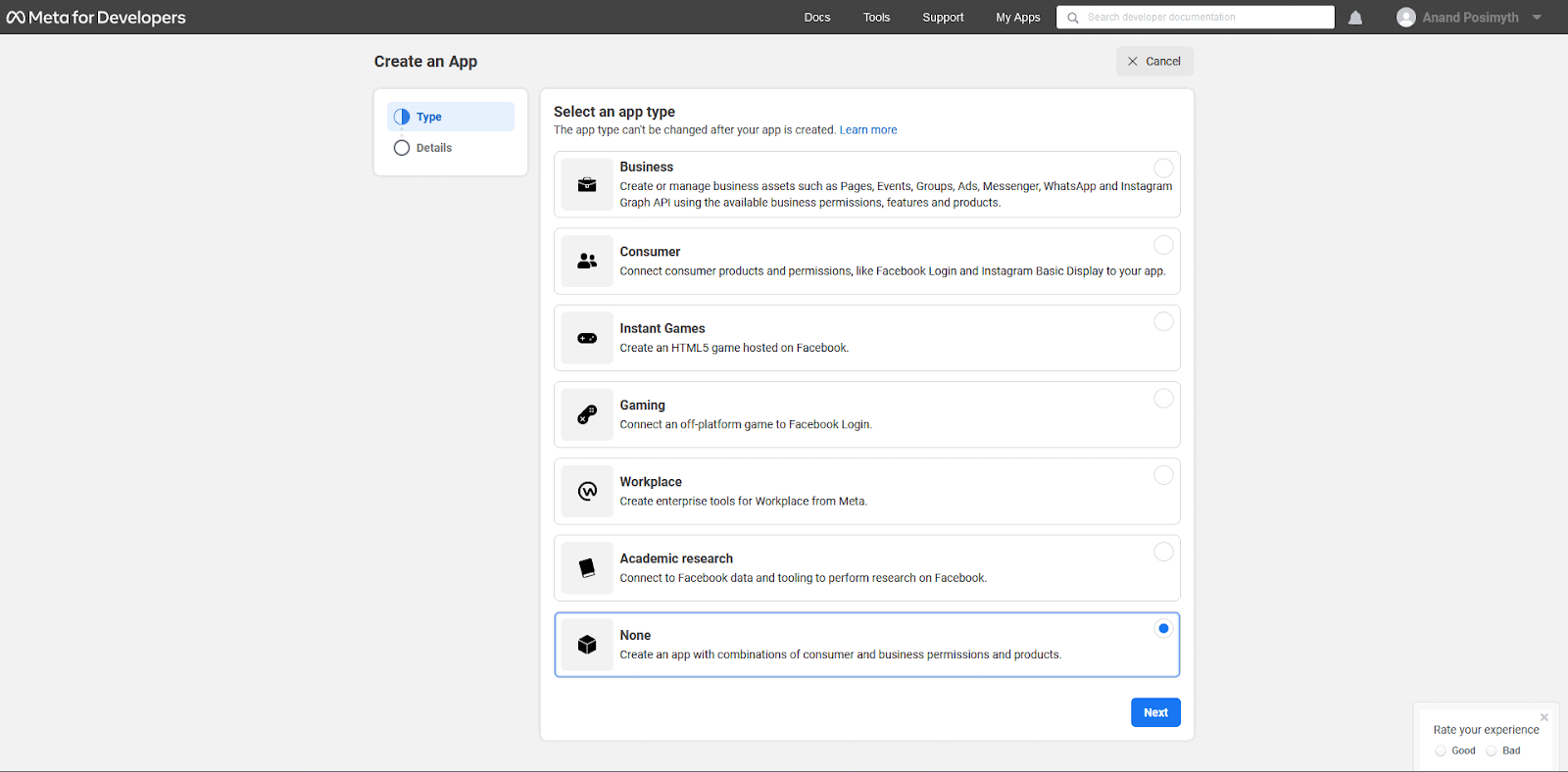 Select App type | The Plus Addons for Elementor Select app type how to add a facebook login to wordpress with elementor? From the plus addons for elementor