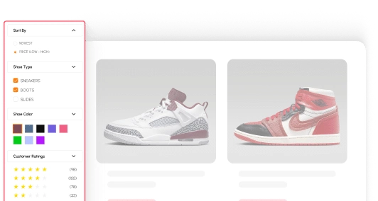 Sidebar filter woocommerce store builder for elementor from the plus addons for elementor