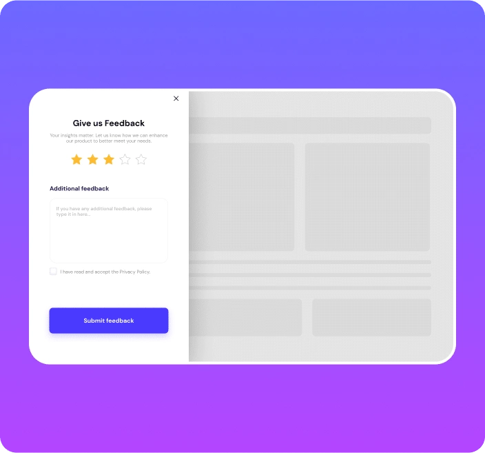 Slide in feedback form popup elementor popup builder [25+ ready to use templates] | the plus addons for elementor from the plus addons for elementor