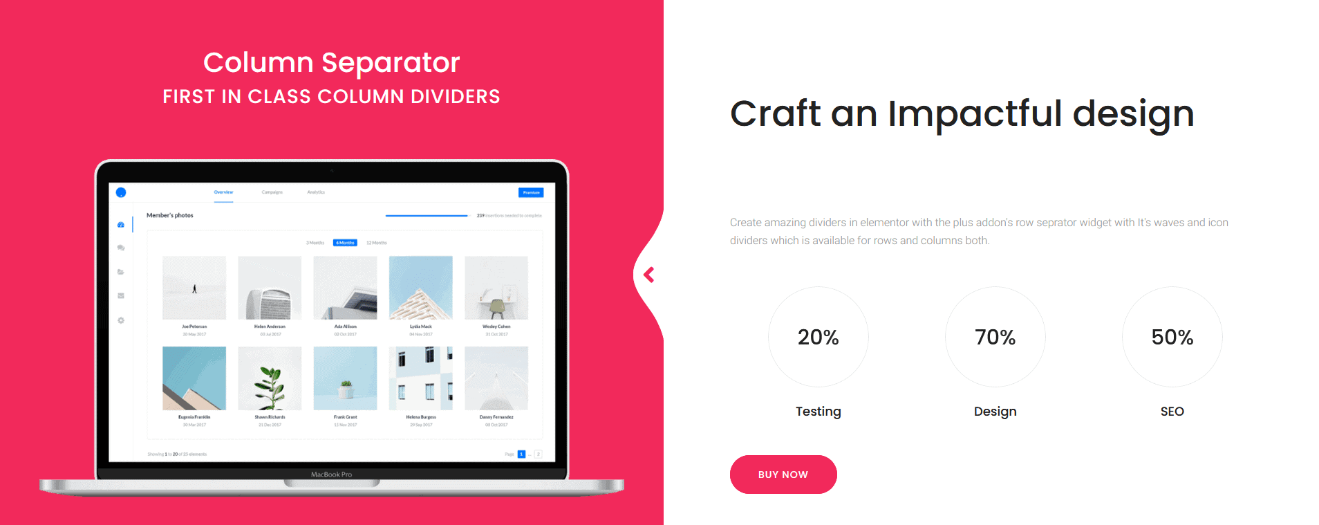 advanced separators column demo | The Plus Addons for Elementor Advanced separators column demo how to add a vertical shape divider in elementor? From the plus addons for elementor