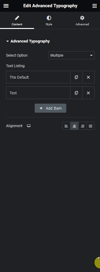 Advanced typography multiple how to combine multiple styles on a text in elementor? From the plus addons for elementor