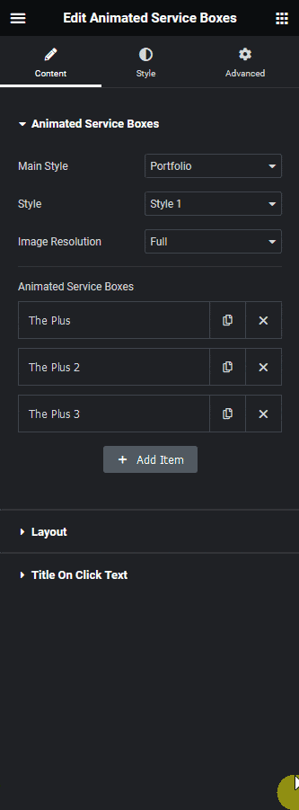 Animated service boxes portfolio how to create a unique portfolio section in elementor? From the plus addons for elementor