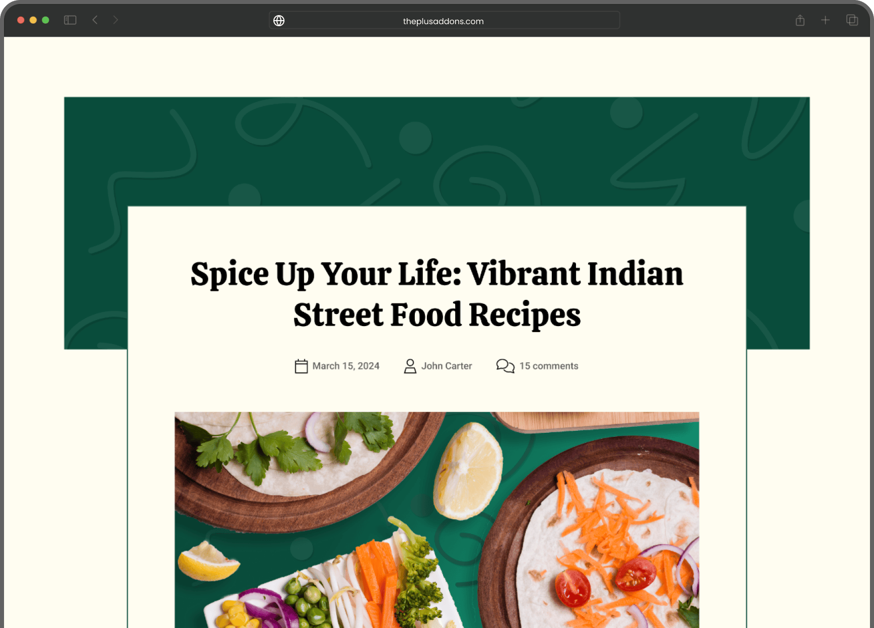 Ultimate blog post builder after blog builder for elementor from the plus addons for elementor