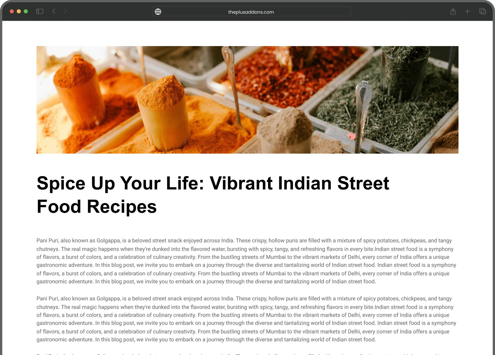 Ultimate blog post builder before blog builder for elementor from the plus addons for elementor