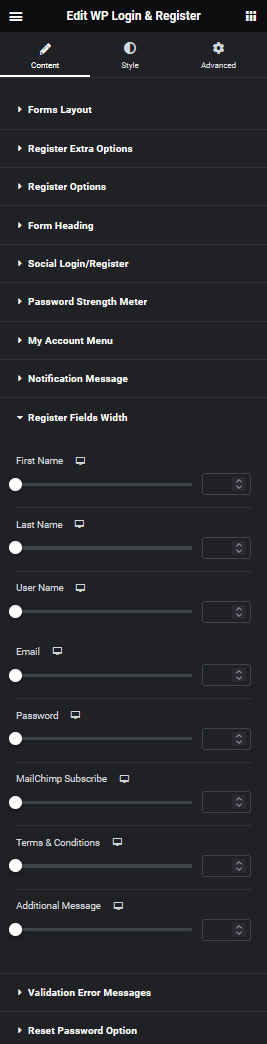 wp login register login register field width | The Plus Addons for Elementor Wp login register login register field width how to create a login & register form in elementor? From the plus addons for elementor