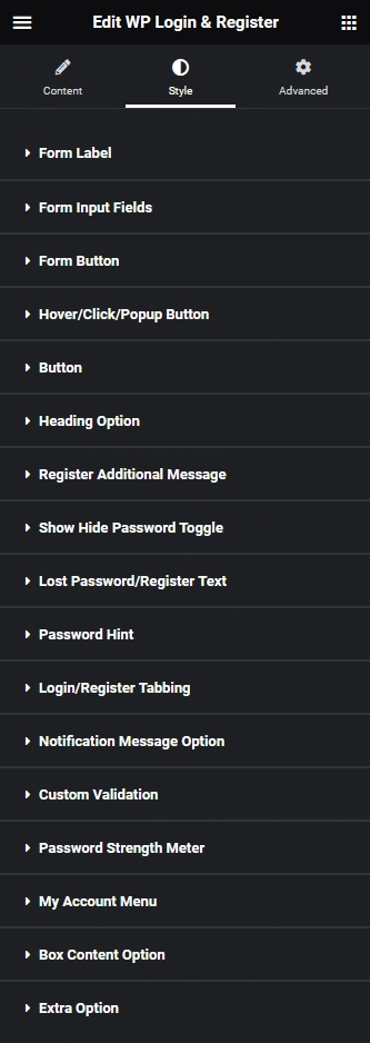 Wp login register style how to create a login & register form in elementor? From the plus addons for elementor