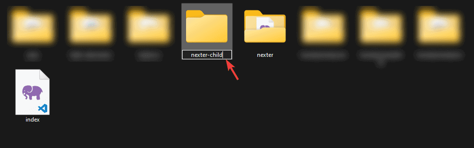 Create child theme folder