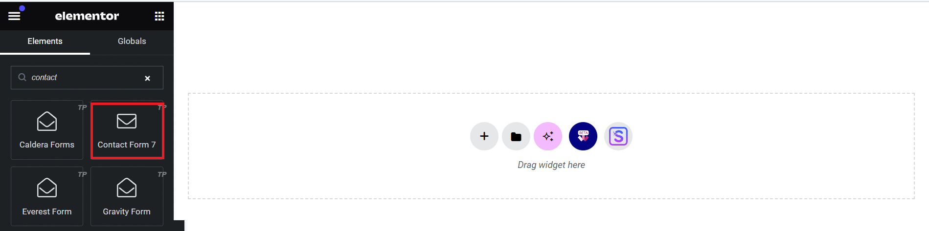 Drag and drop contact form 7 widget how to style contact form 7 in wordpress [without coding] from the plus addons for elementor