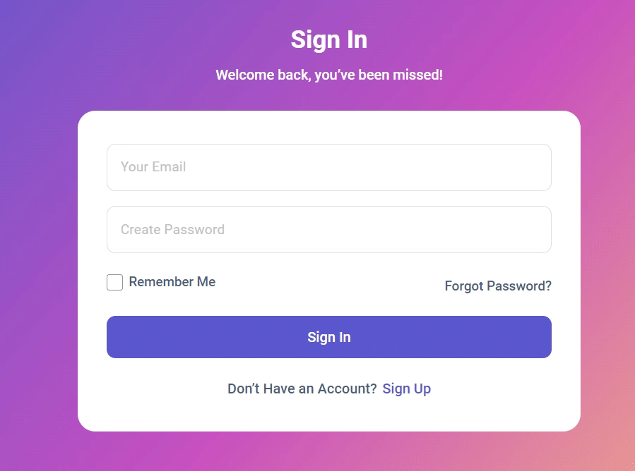 Login page 8 best login page examples [and how to replicate them] from the plus addons for elementor