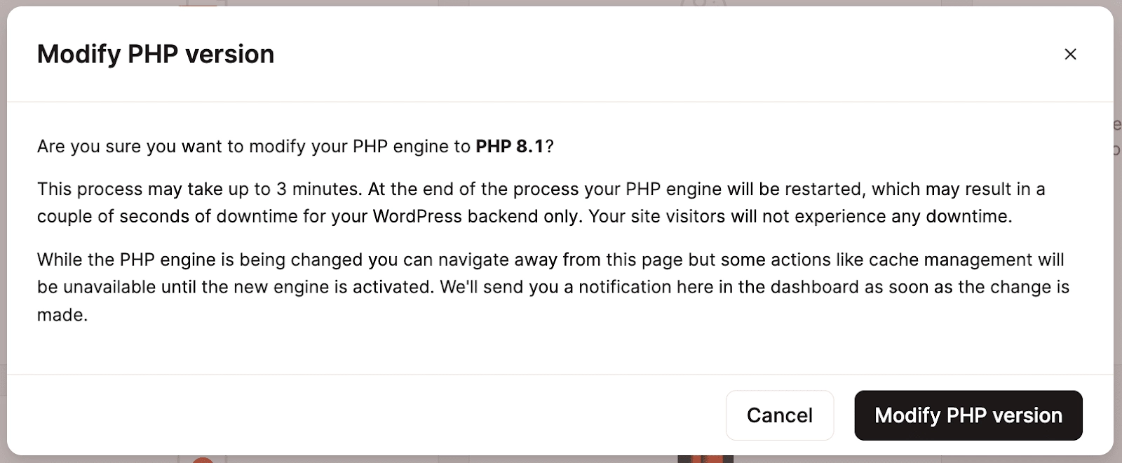 Modify php version how to check & update php in wordpress [step-by-step guide] from the plus addons for elementor