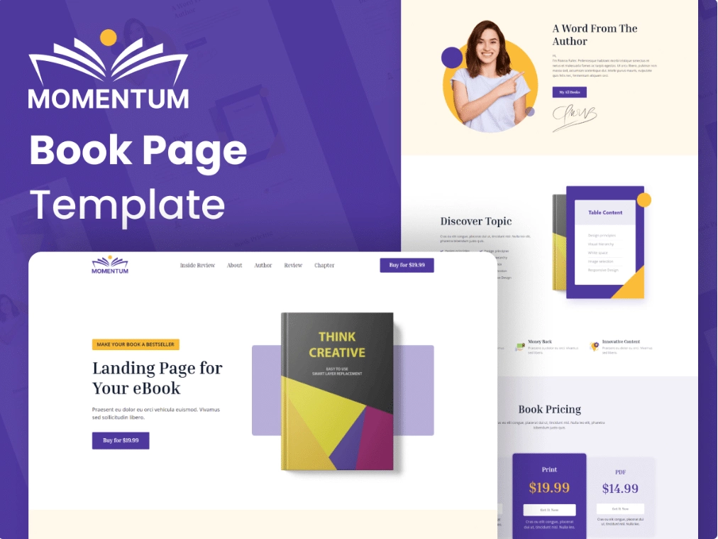 Momentum landing page 8 best landing page examples [for higher conversions] from the plus addons for elementor