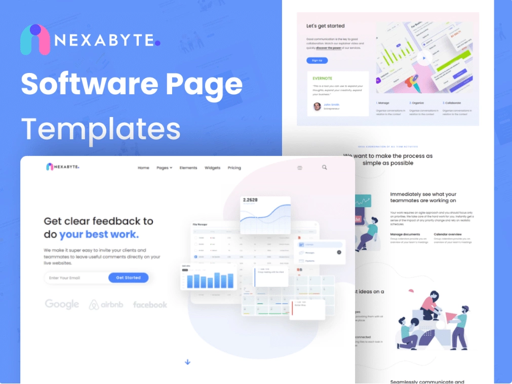 Nexabyte landing page 8 best landing page examples [for higher conversions] from the plus addons for elementor