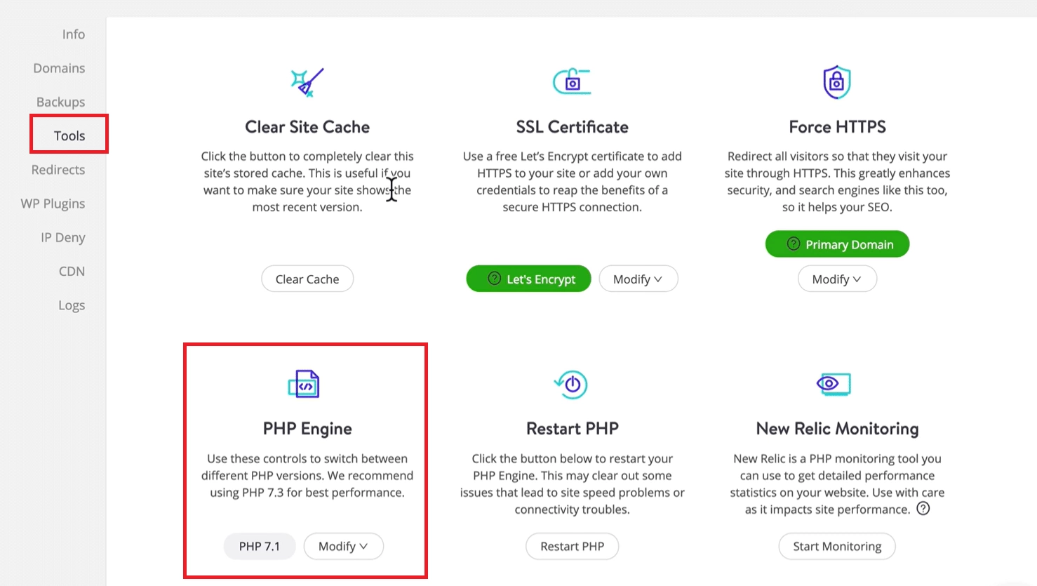 Select php engine how to check & update php in wordpress [step-by-step guide] from the plus addons for elementor