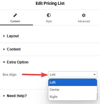 Tpae pricing list extra option how to add a pricing list in elementor? From the plus addons for elementor