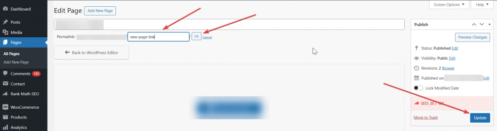 Update link how to change page url in wordpress [4 easy methods] from the plus addons for elementor