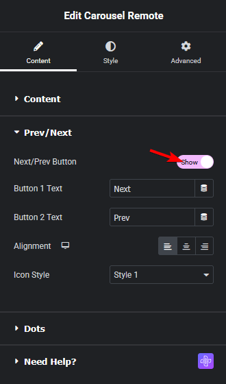 Carousel remote next prev new how to connect social feed carousel with remote carousel? From the plus addons for elementor