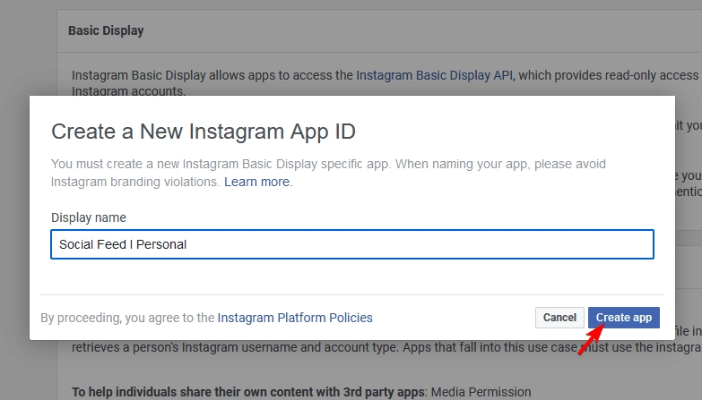 Instagram app id secret social feed 7 how to get an instagram access token for wordpress? (easy method) from the plus addons for elementor