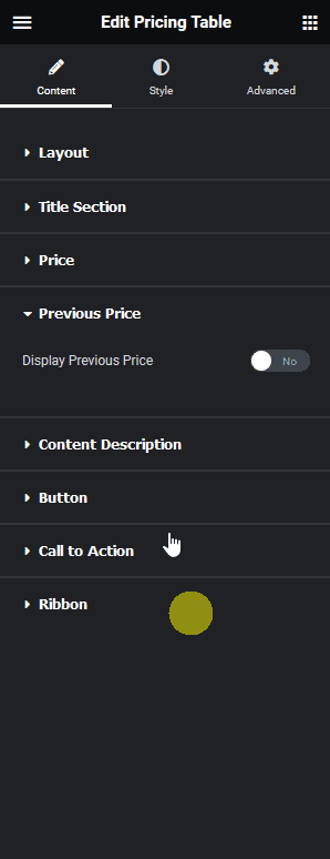 Pricing table previous price how to add a pricing table in elementor? From the plus addons for elementor