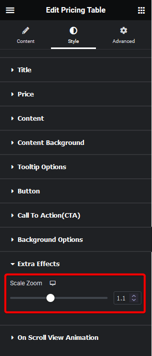 Pricing table scale zoom how to highlight a pricing plan with scale effect in elementor? From the plus addons for elementor