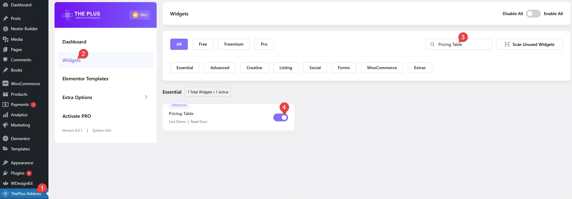 Pricing table how to add a pricing table in elementor? From the plus addons for elementor