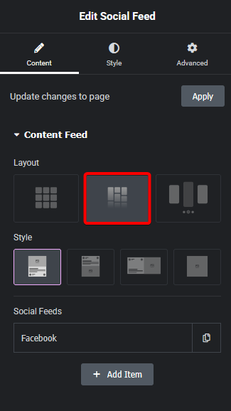 Social feed facebook masonry new how to add live facebook feed in elementor? From the plus addons for elementor