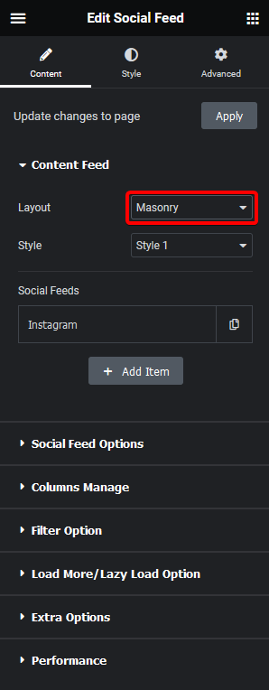 Social feed instagram masonry how to add live instagram feed in elementor? (personal & business) from the plus addons for elementor