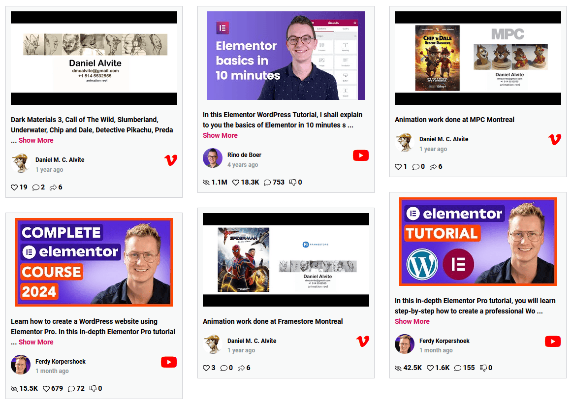 social feed multi social media demo | The Plus Addons for Elementor Social feed multi social media demo how to create a multi-social media wall feed in elementor? From the plus addons for elementor