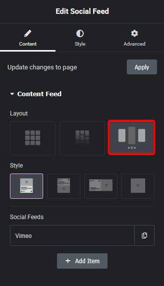 Social feed vimeo carousel new how to add vimeo channel feed in elementor? From the plus addons for elementor