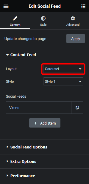Social feed vimeo carousel how to add vimeo channel feed in elementor? From the plus addons for elementor