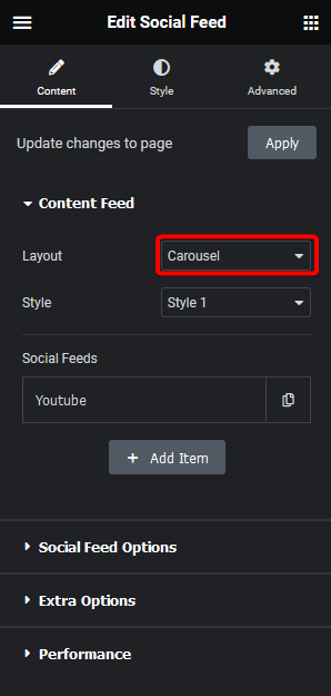 Social feed youtube carousel how to add live youtube video feed in elementor? From the plus addons for elementor
