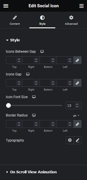 Social icon style 1 how to add social media icons in elementor? From the plus addons for elementor