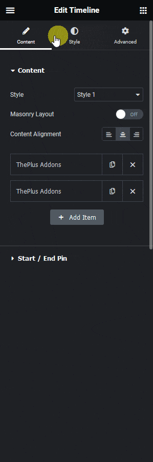 Timeline content how to add an elementor timeline? From the plus addons for elementor