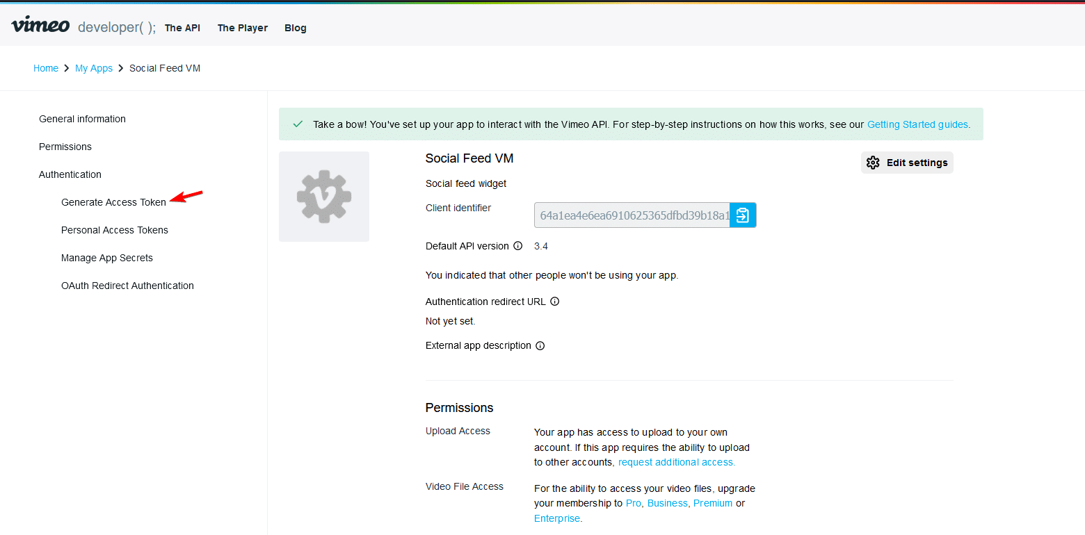 vimeo access token 3 | The Plus Addons for Elementor Vimeo access token 3 how to get a vimeo access token for wordpress? (easy method) from the plus addons for elementor