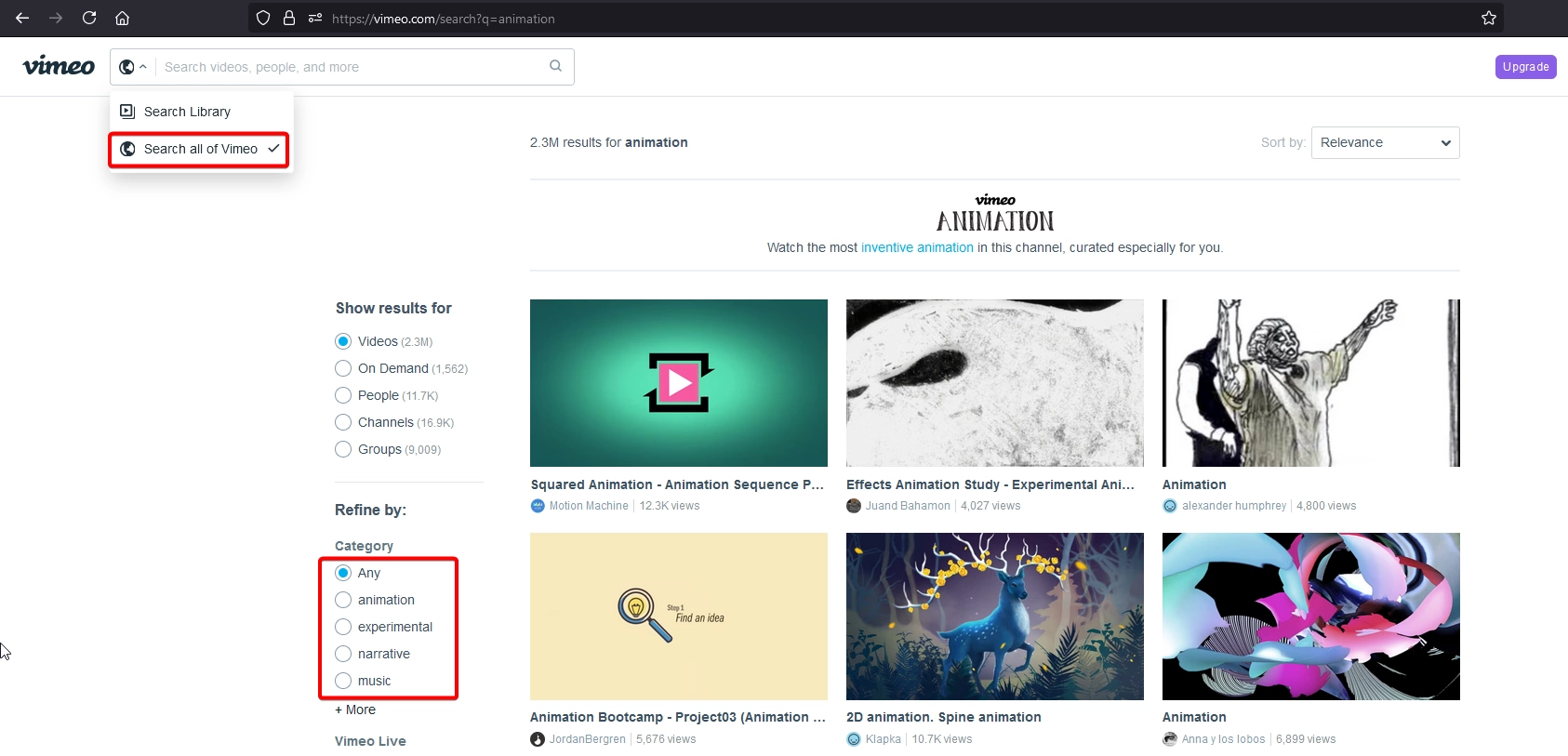 Vimeo category name how to add vimeo channel feed in elementor? From the plus addons for elementor