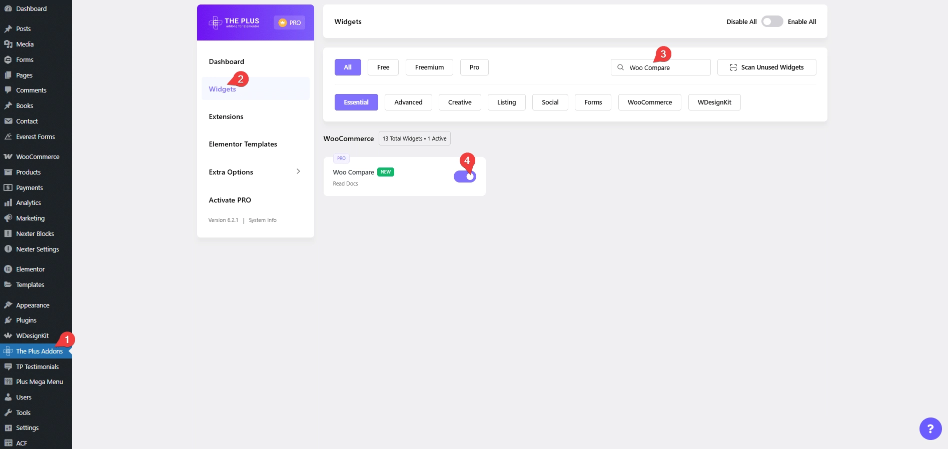 woo compare activate | The Plus Addons for Elementor Woo compare activate how to add product compare in elementor? From the plus addons for elementor