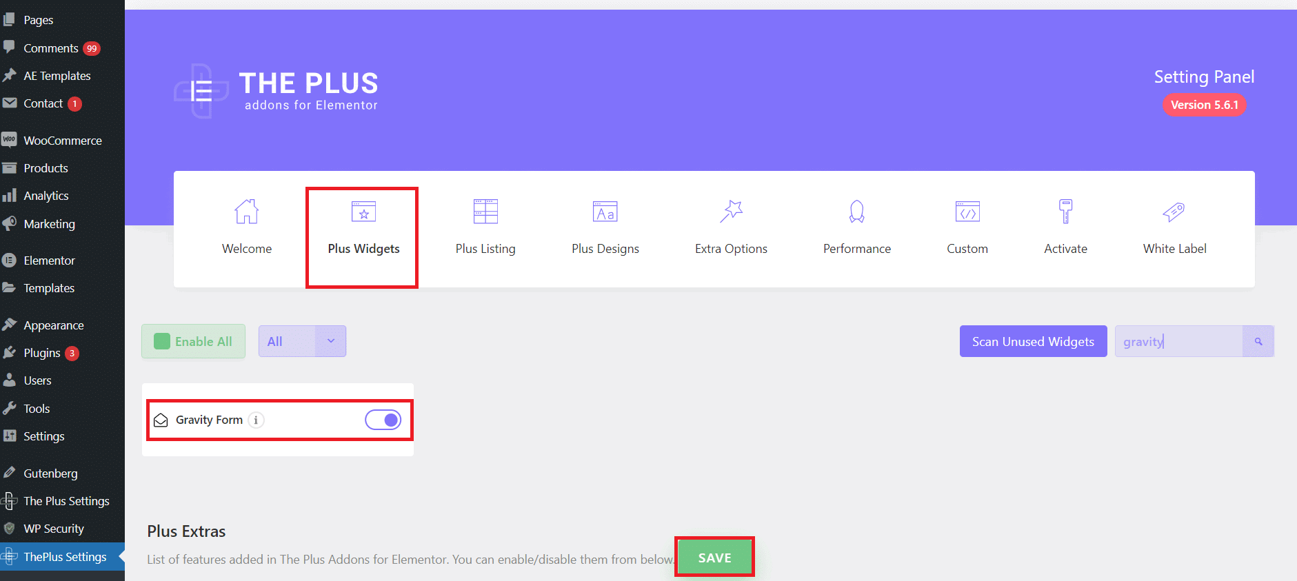 Activate and use the gravity form styler widget how to style gravity forms [without coding] from the plus addons for elementor