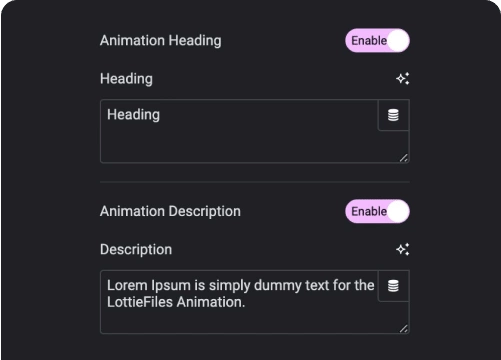 Add lottie heading descriptions lottiefiles animation for elementor [no coding required] from the plus addons for elementor