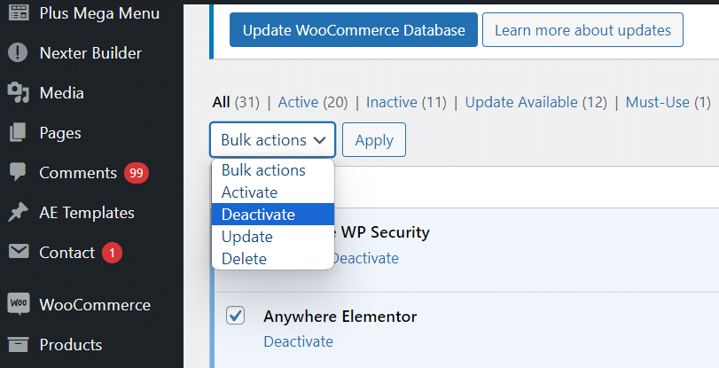 Disable all your themes plugins 4 working ways to fix 'sorry you are not allowed to access this page' wordpress error from the plus addons for elementor