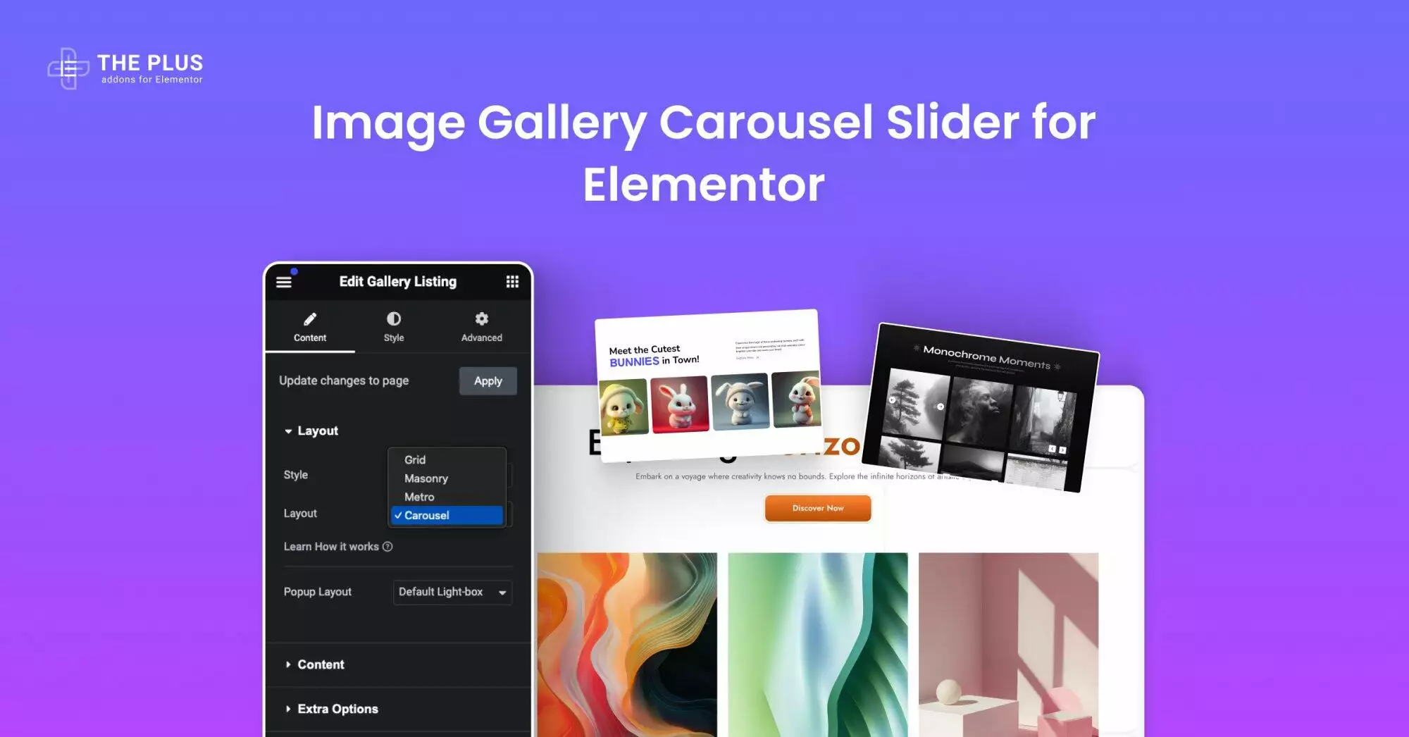Feature image image gallery carousel slider for elementor image gallery carousel slider for elementor from the plus addons for elementor
