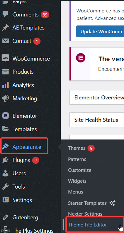 Navigate to apprearance coming soon vs maintenance mode [6 key differences] from the plus addons for elementor