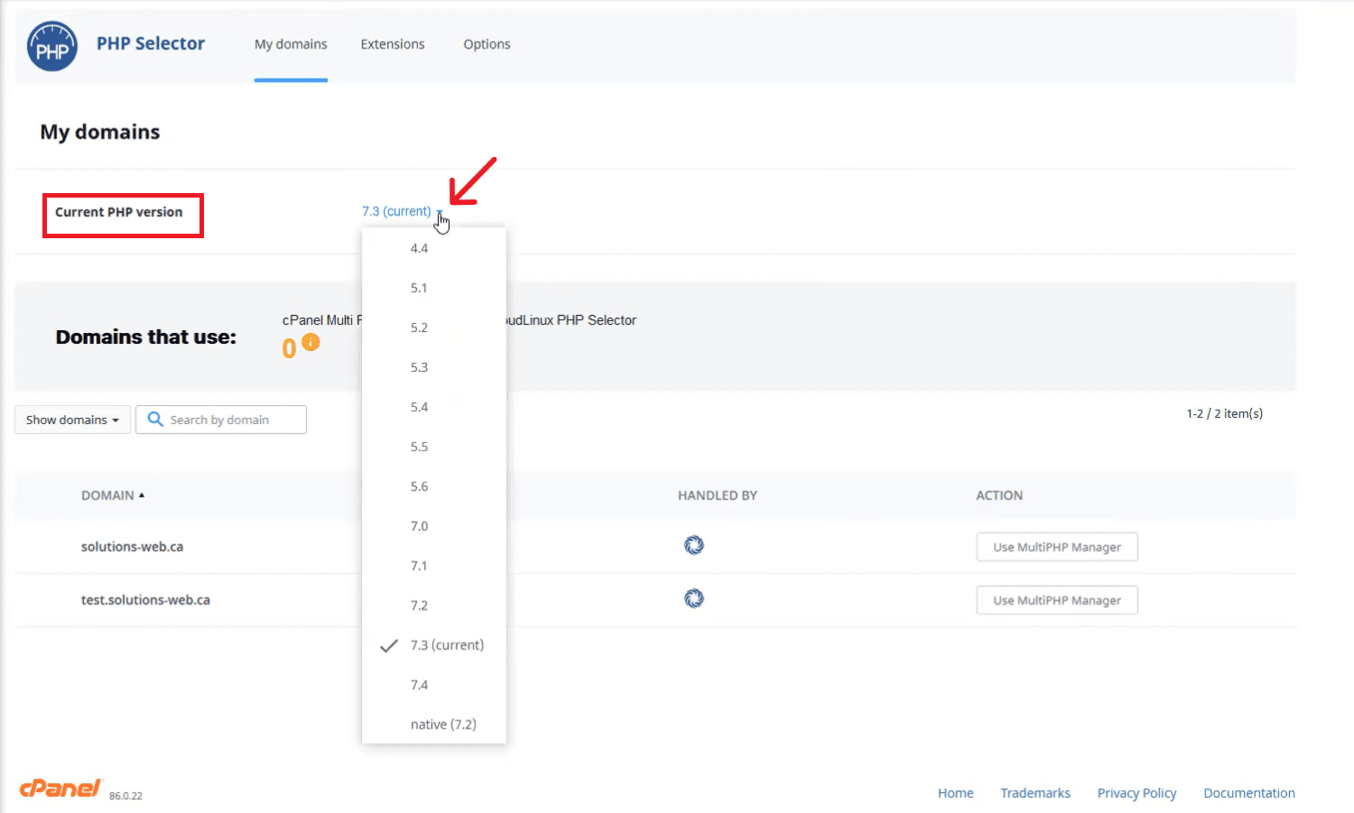 Select php version fix 'sorry you are not allowed to access this page' wordpress error [4 ways] from the plus addons for elementor
