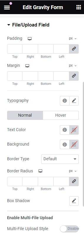 Style the file upload button how to style gravity forms [without coding] from the plus addons for elementor