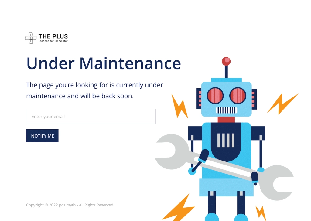 What is maintenance mode coming soon vs maintenance mode [6 key differences] from the plus addons for elementor