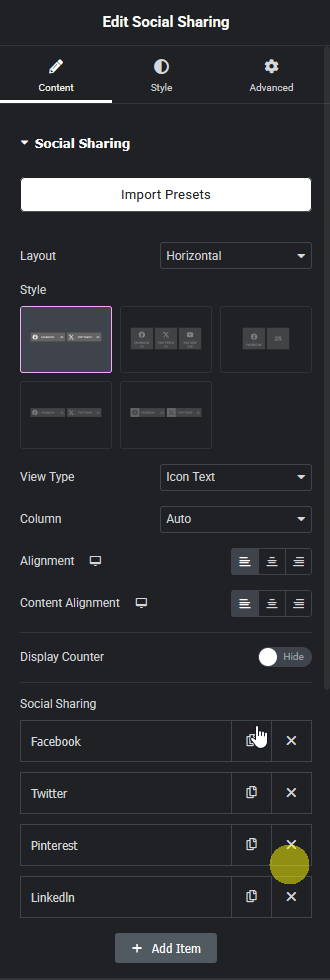 social sharing content new How to Add Social Share in Elementor? from The Plus Addons for Elementor