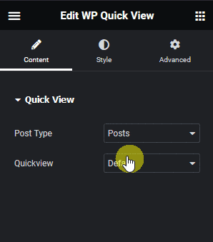 Wp quick view content how to add product & post quick view in elementor? From the plus addons for elementor