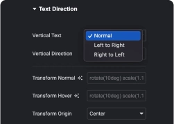 Adjust text direction advanced typography for elementor [magicscroll, 3d shadow, & more] from the plus addons for elementor