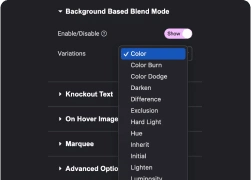 Background text blend mode advanced typography for elementor [magicscroll, 3d shadow, & more] from the plus addons for elementor