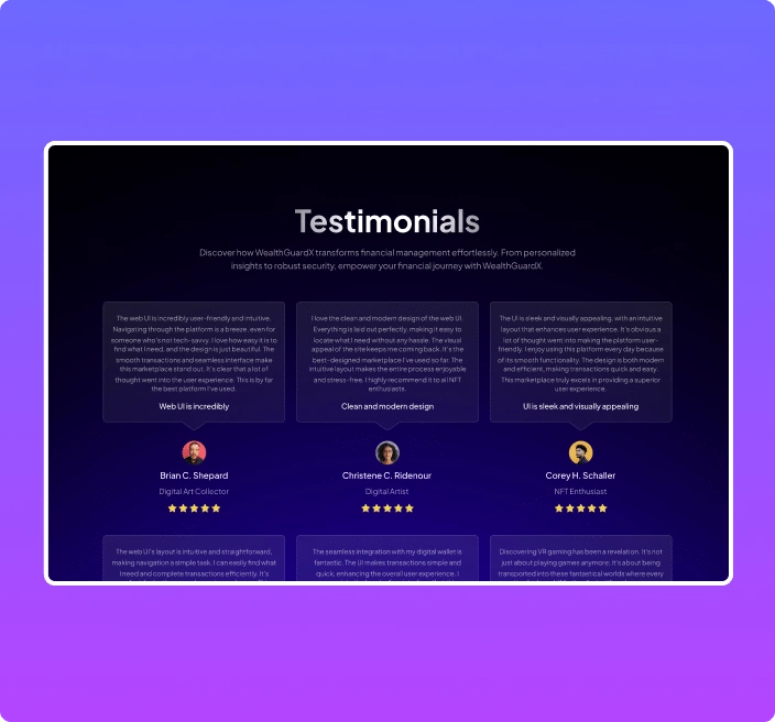 Client testimonial grid testimonials grid for elementor [with ready-to-use demos] from the plus addons for elementor