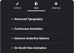 Customize everything advance typography advanced typography for elementor [magicscroll, 3d shadow, & more] from the plus addons for elementor