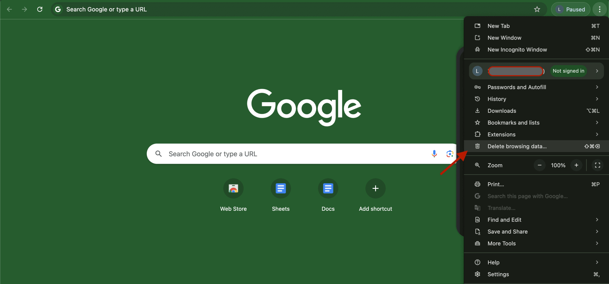 Delete browsing Data | The Plus Addons for Elementor Delete browsing data how to fix 500 internal server error in wordpress from the plus addons for elementor